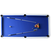 Alpine 8ft Outdoor Pool Table with Aluminum Rails & Waterproof Felt (Slate)